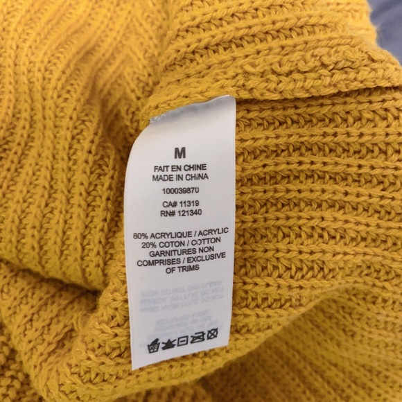Dynamite yellow sweater size M - Picture 5 of 5